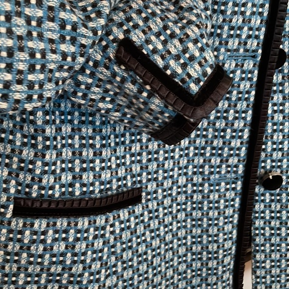 Jones, New York signature, business jacket in blue white and black - Picture 4 of 5